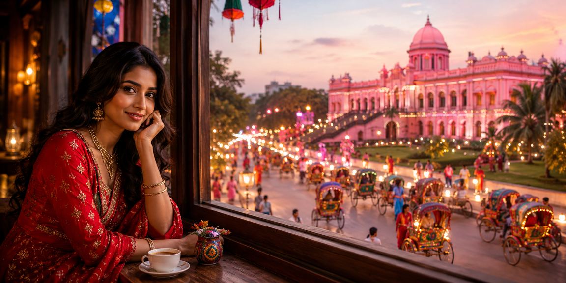 ঢাকায় পহেলা বৈশাখে আন্দার বাহার গেম মোবাইলে উপভোগ করছেন একজন ব্যবহারকারী