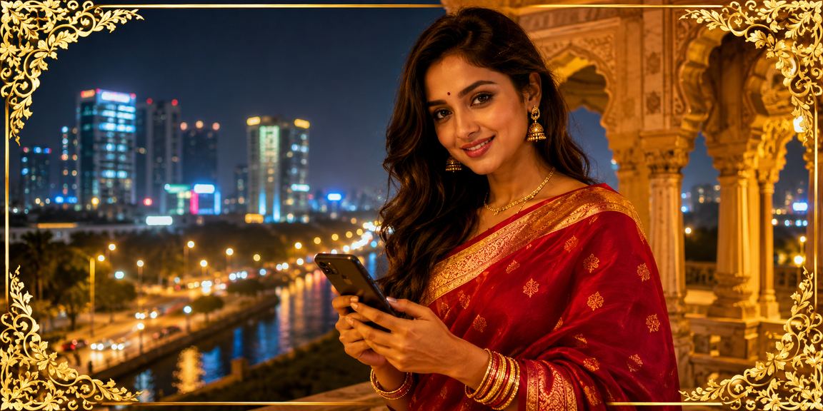 ঢাকায় মোবাইলে ক্যাসিনো উপভোগ করছেন একজন বাংলাদেশি নারী ব্যবহারকারী