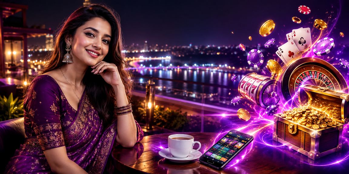 ময়মনসিংহে নিয়ন আলোয় মোবাইলে লটারি খেলছেন একজন বাংলাদেশি ব্যবহারকারী