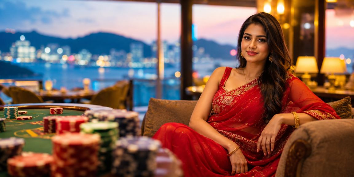 রাঙামাটিতে ঐতিহ্যবাহী পোশাকে বিনোদন ক্যাসিনো বোনাস উপভোগ করছেন একজন নারী